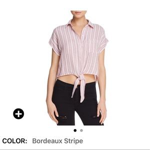 Rails striped front-tie top